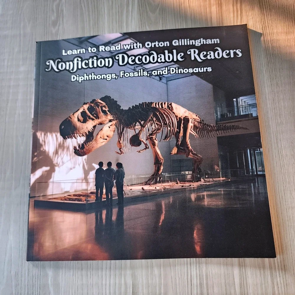 Orton Gillingham Nonfiction Decodable Readers Phonics 5 Books Learning Tool